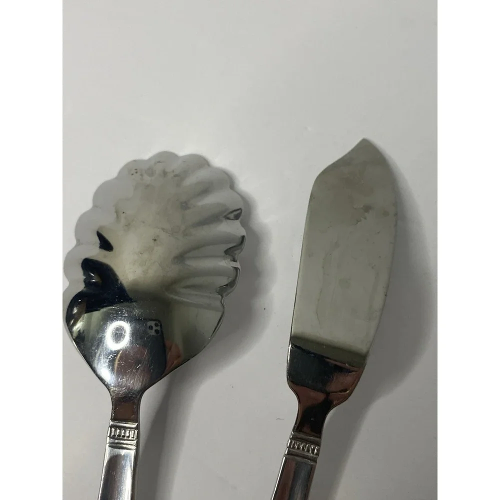 Reed & Barton DURHAM R+B Everyday Stainless Flatware Sugar Spoon Butter Knife